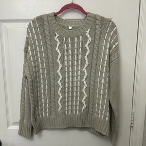 ! margaret o'leary grey sweater size M
